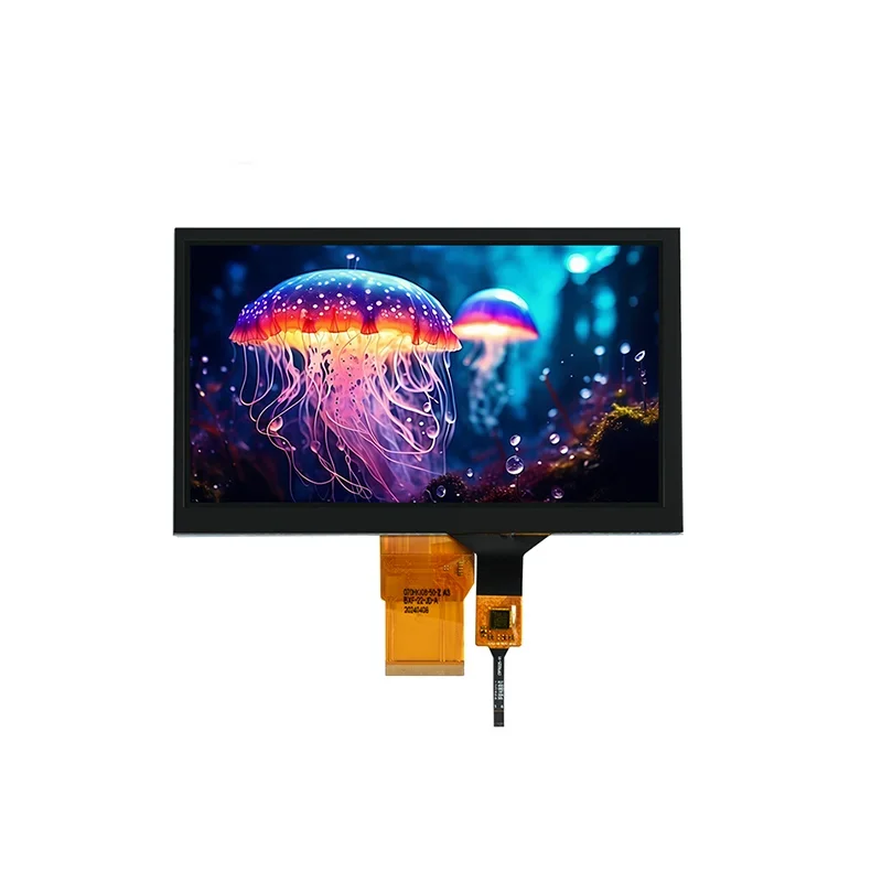 7 인치 IPS LCD 화면 7.0 인치 LCD 디스플레이 RGB 인터페이스 1024x600 해상도 용량 성 터치 스크린 50Pin