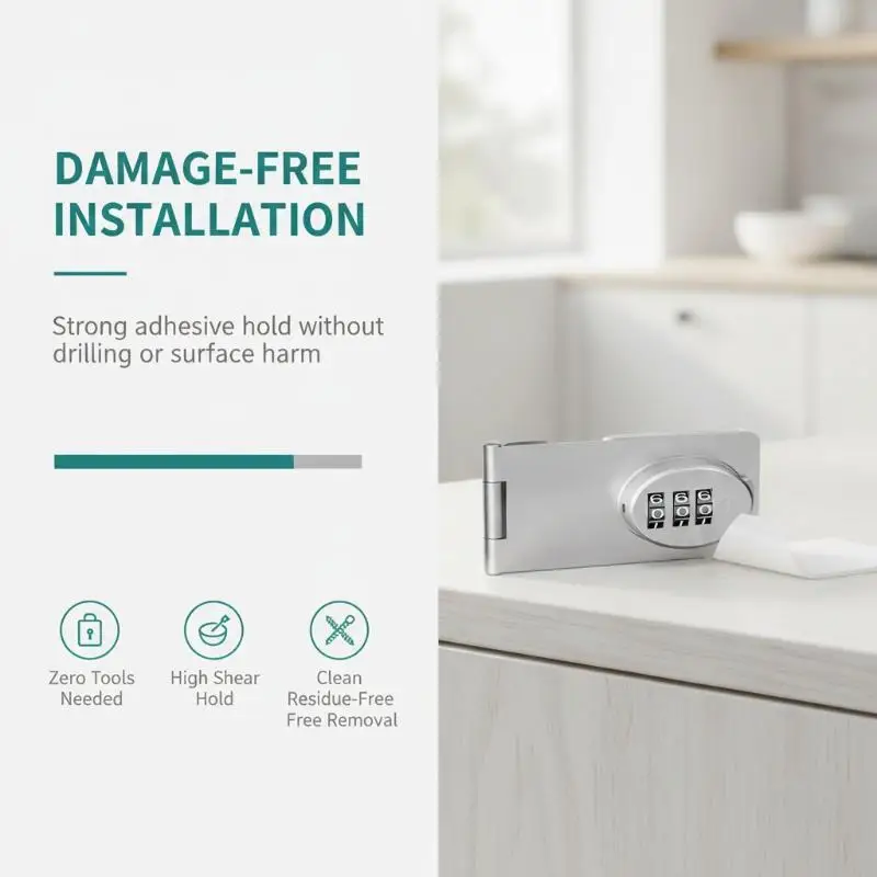 Child Safety Double-Opening Cabinet Lock 10 Pack Value Set for Fridge Drawer Cupboard File Cabinet Baby Safety