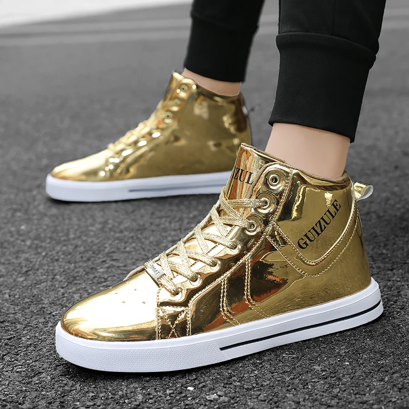 

2025 новые весенние модные красные мужские кроссовки, высокие туфли для скейтбординга для мужчин, удобные кожаные кроссовки, обувь высокого качества