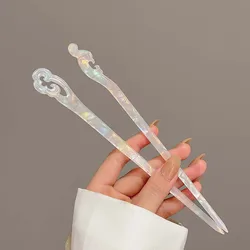 Fashion Acetate Chopsticks Hair Sticks For Women Girls Shell Hair Clip Hair Pins Hairpins Hair Bun Maker Wedding Hair Accessorie