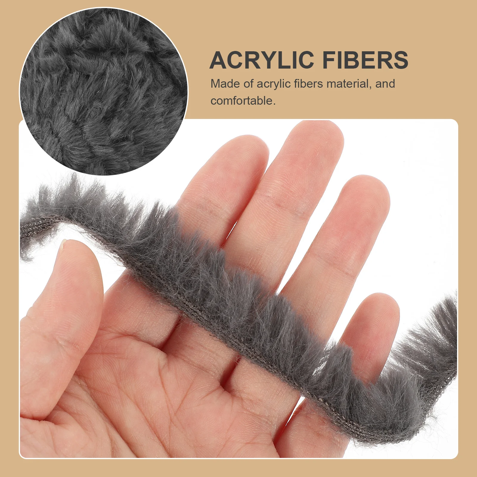 

2Pcs Imitation Wool Super Yarn Eyelash Yarn for Hand Crochet Knit Scarfs Hats Blankets Premium Acrylic Fiber Warm Winter