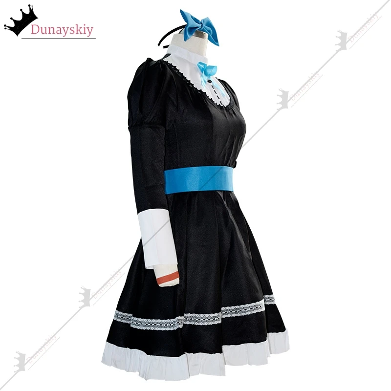 Anime calcinha & meia com cinto de liga irmã mais velha anarquia meia cosplay traje S-3XL gótico lolita vestido + peruca meias longas