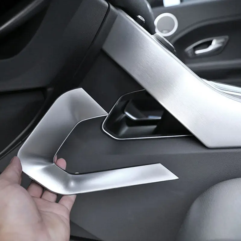 

ABS Chrome Car Central Control Gear Shift Panel U Shape Frame Cover Trim For Land Rover Range Rover Evoque 2012 - 2016 2017 2018