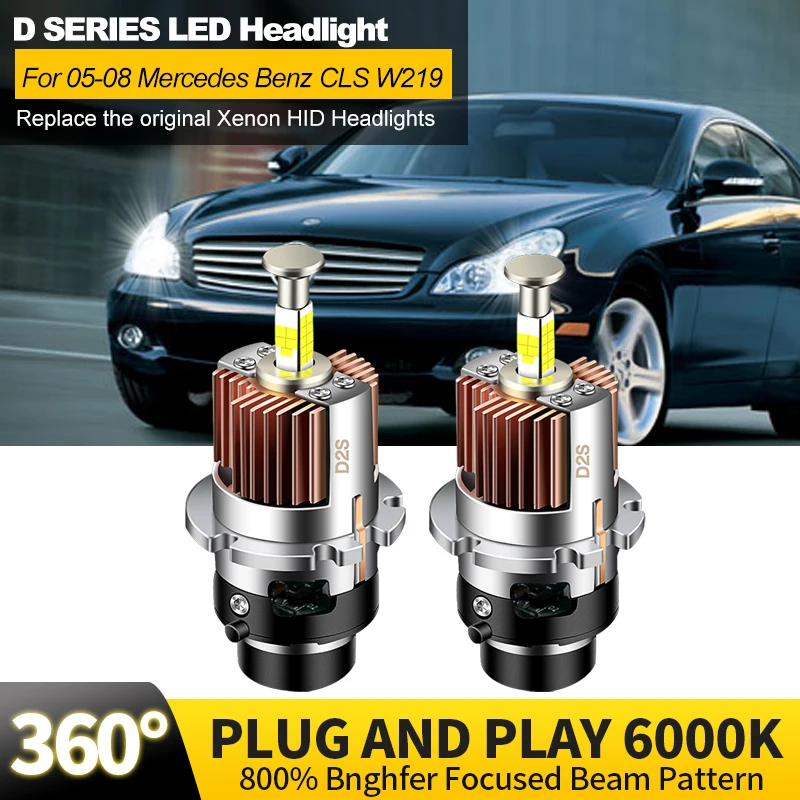 

Ксеноновые HID фонари для Mercedes-Benz CLS Class W219, 2005-2006 гг., 2 шт.