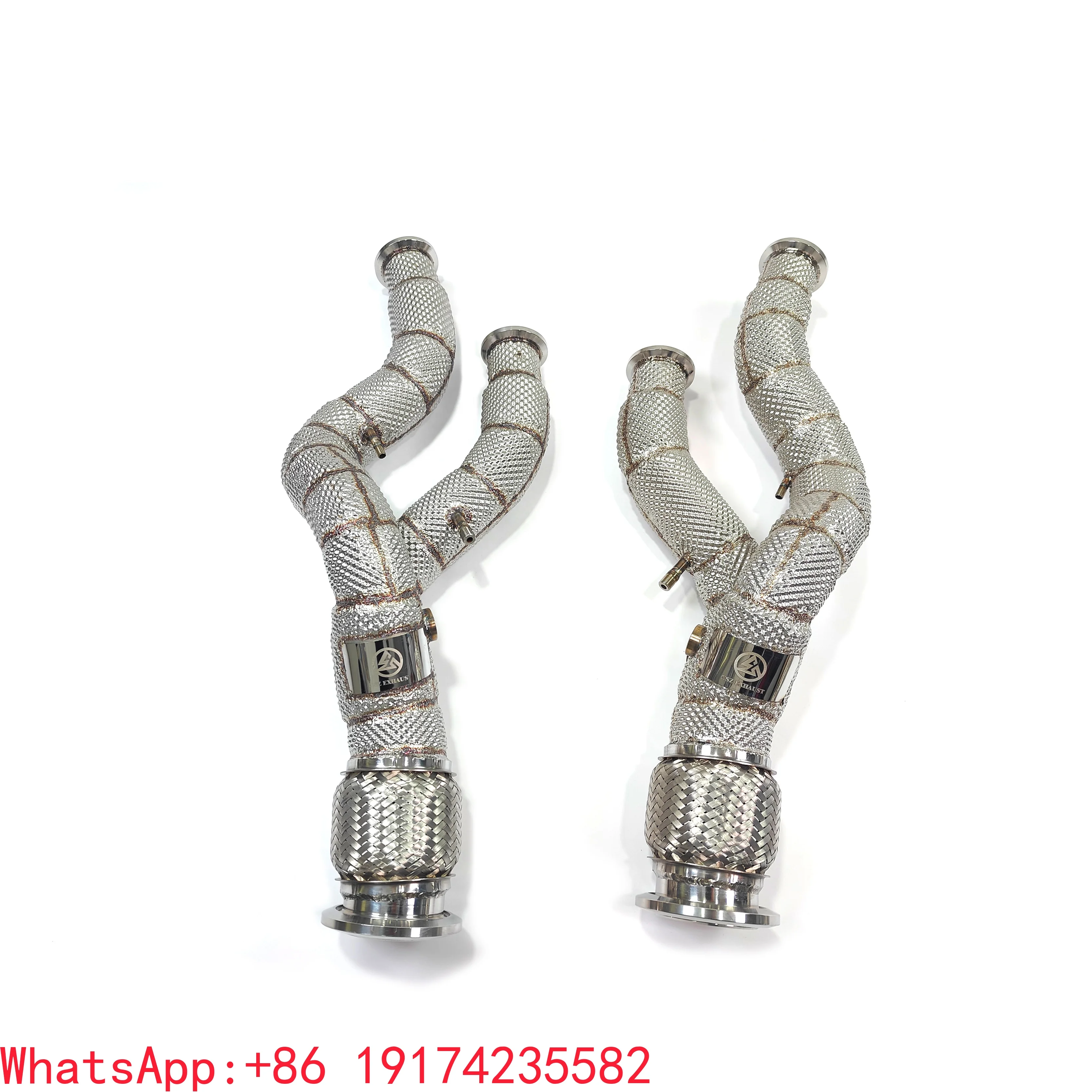 

CSZ Downpipes for Lamborghini Aventador LP700-4/LP720-4/LP740-4/SV/SVJ 6.5 V12 Exhaust Downpipe
