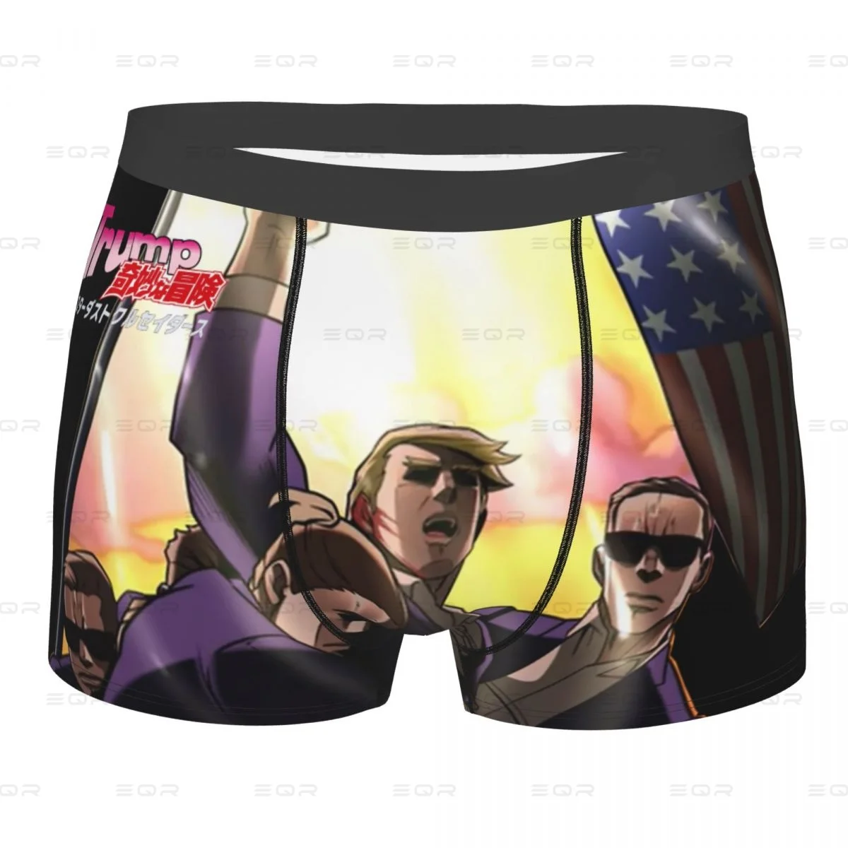 

Trump Bizarre Adventure Men Underwear, Highly Breathable printing High Quality Gift Idea