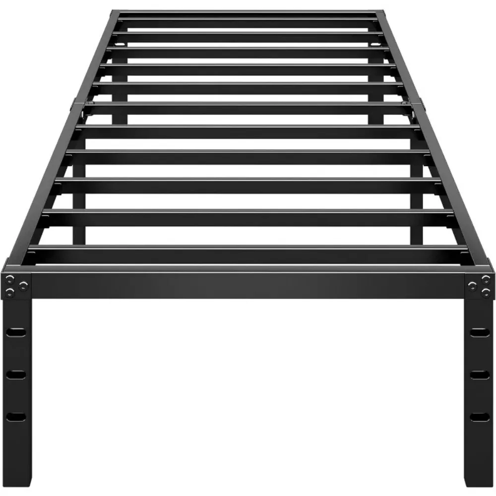 14 Inch Metal Platform Bed Frame, Full Size Bed with Heavy Duty Strong Support Slats, Easy to Assemble,Black image 3
