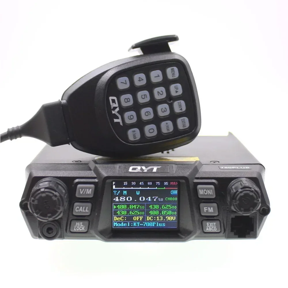 2026100W long range portable radio station 136-174mhz 200 channels walkie talkie 20km 50km range mobile radio QYT KT-780 Plus