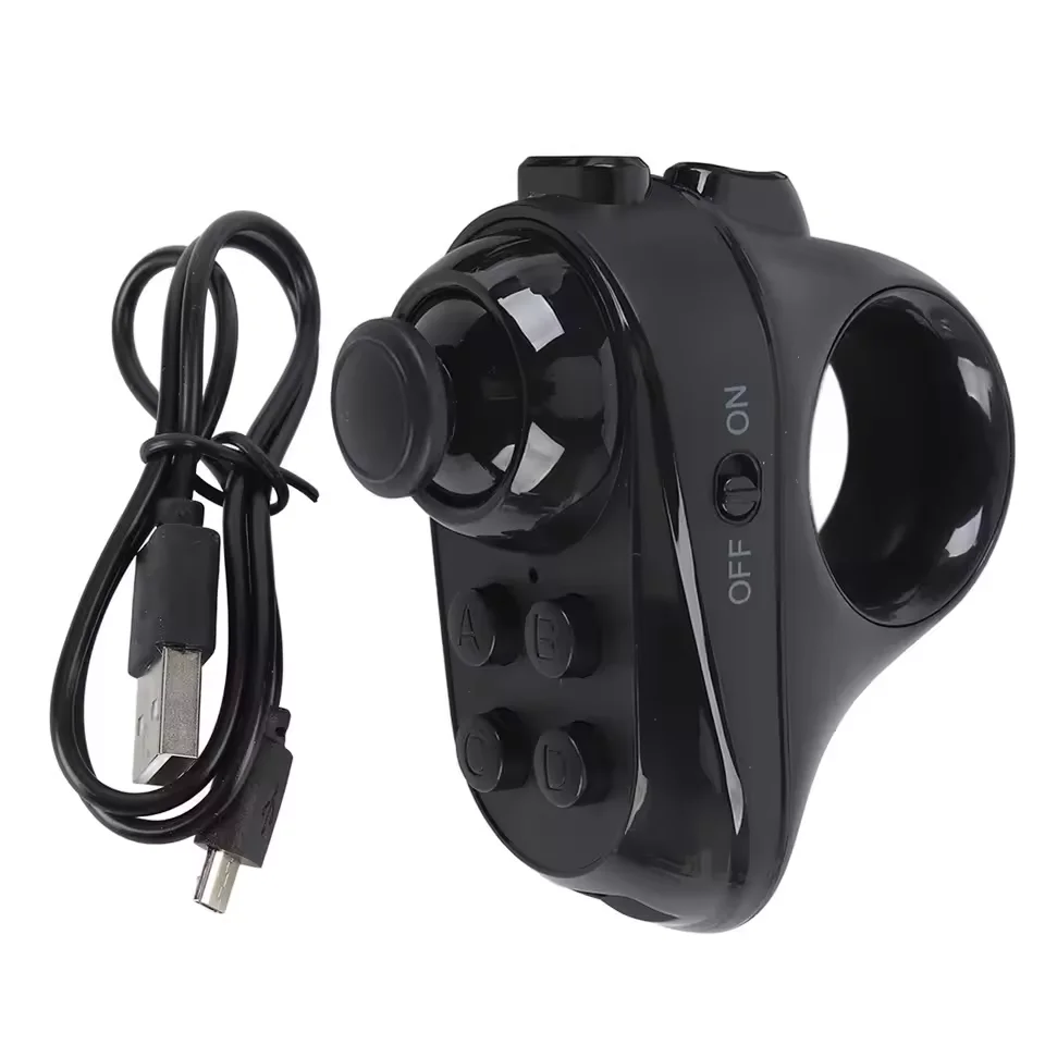 R1 Ring Shape Bluetooth VR Remote Controller Wireless Gamepad Joystick for iPhone Android Smartphone Table Selfie Page Flipping