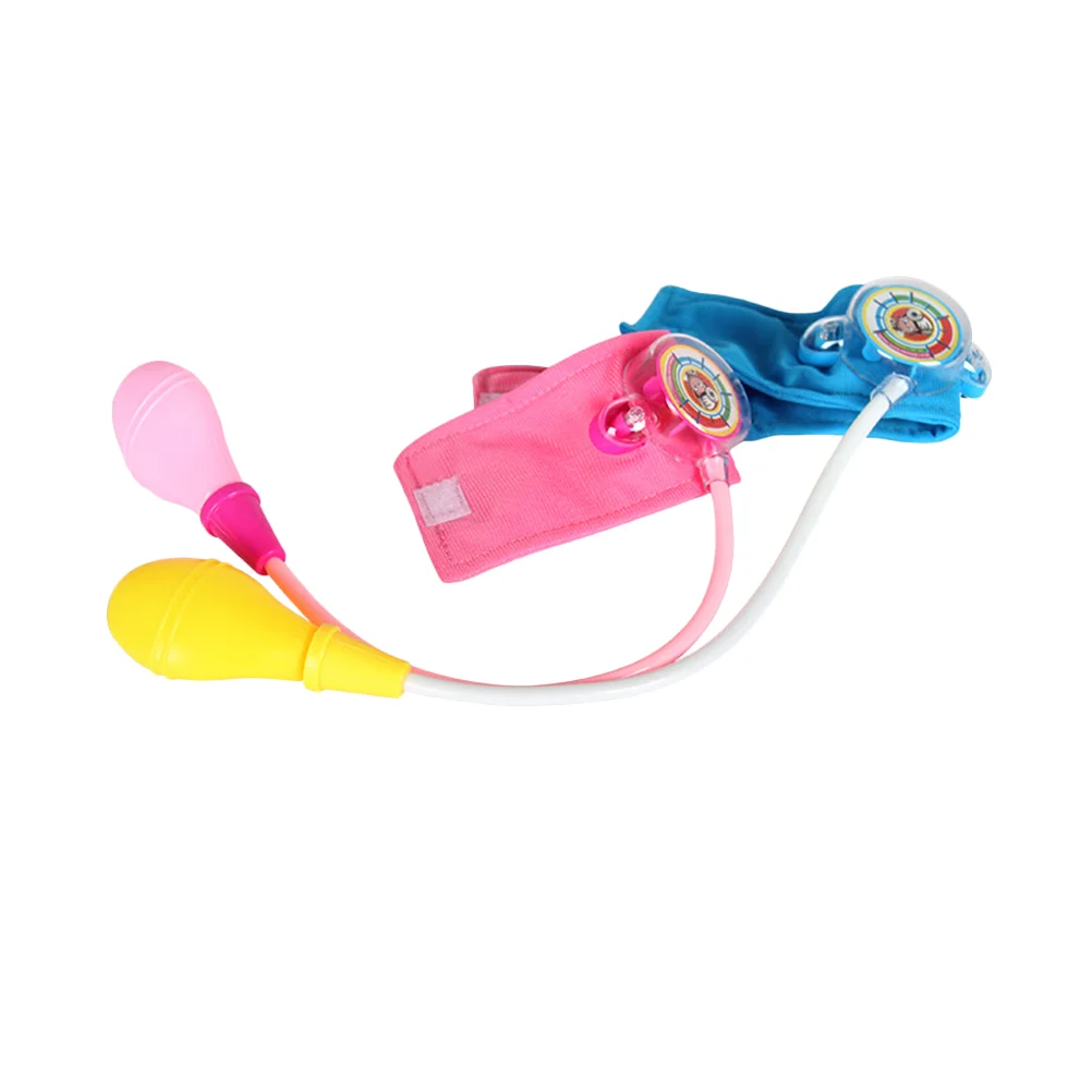 

2 PCS Accessories Toys Kids Cuff Cosplay Simulation Medical Kit Pretend Measurer Toddler Monitor