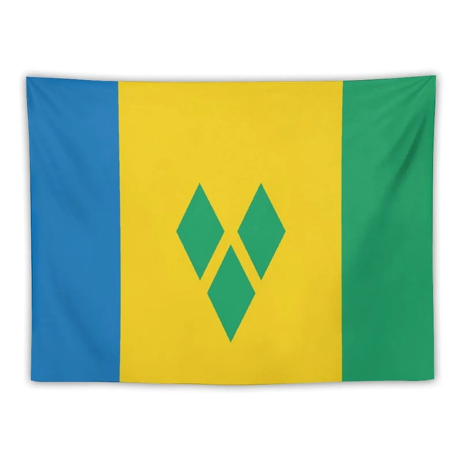 St. Vincent and The Grenadines National Flag Tapestry Hanging Wall Room Decoration Korean Style Decoration For Home Tapestry