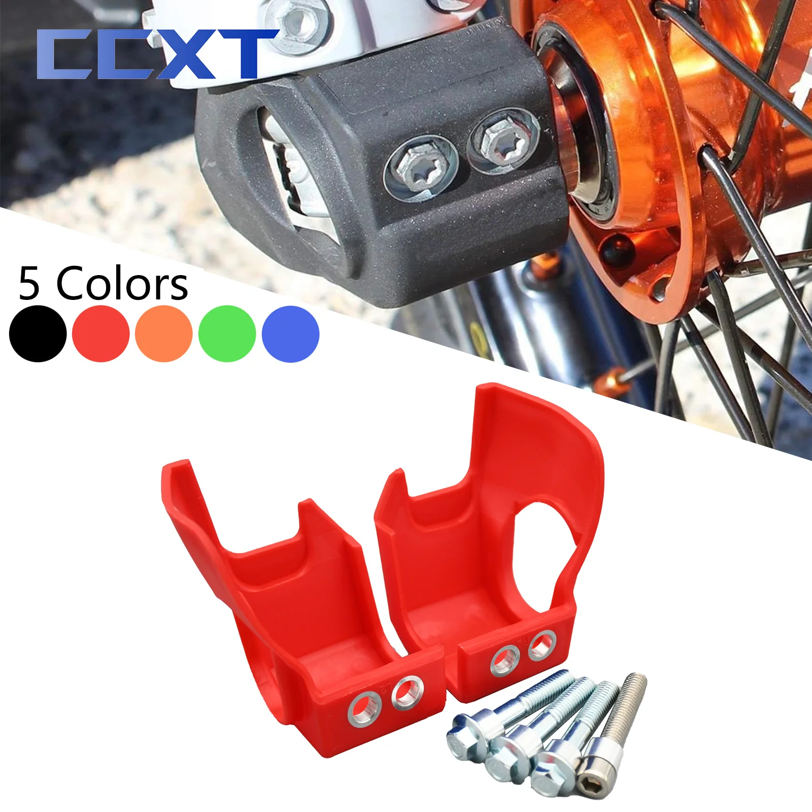 Motocross Front Fork Shoe Cover Lower Leg Guard Protector For KTM EXC EXCF SX SXF XC XCF 125 150 250 300 350 400 450 2003-2014