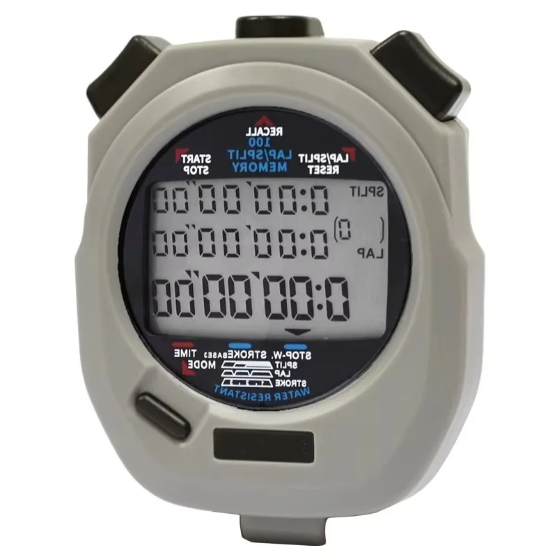 Professional digital sports stopwatch stopwatch timer tool waterproof chronograph digital stopwatch