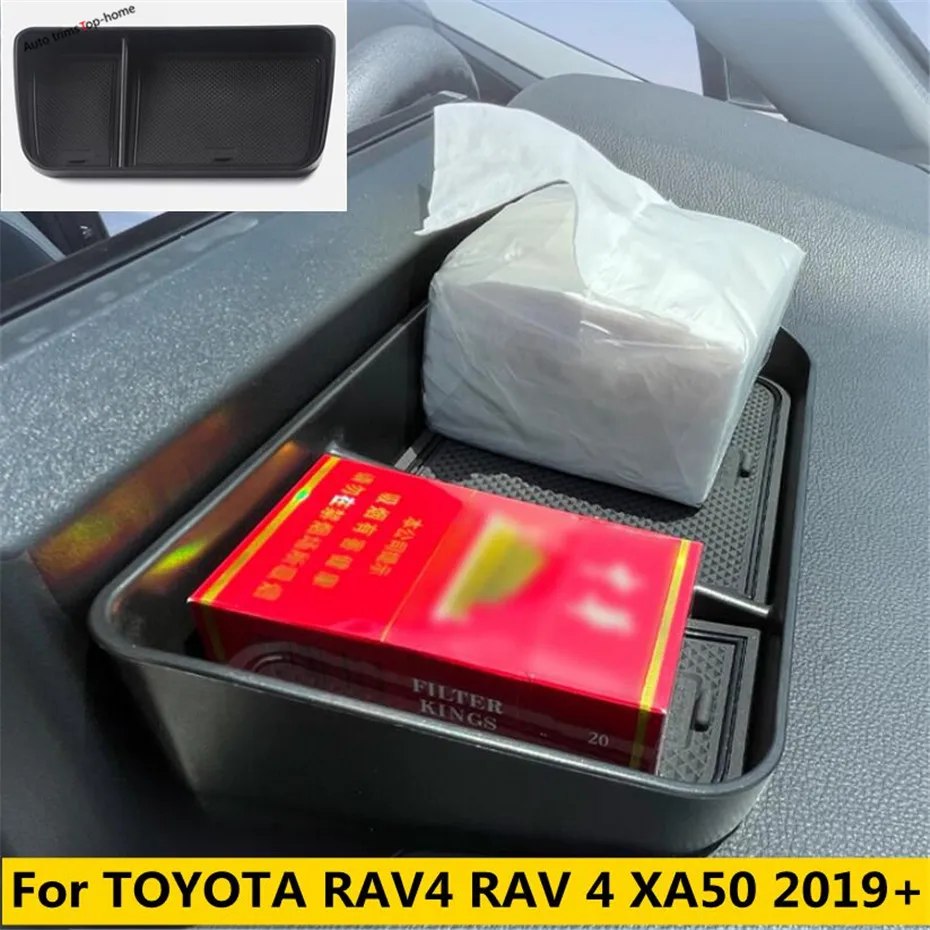 

Center Console Dashboard Instrument Decoral Panel Storage Box Cover Trim Fit For Toyota Rav4 Rav 4 XA50 2019 - 2024 Accessories