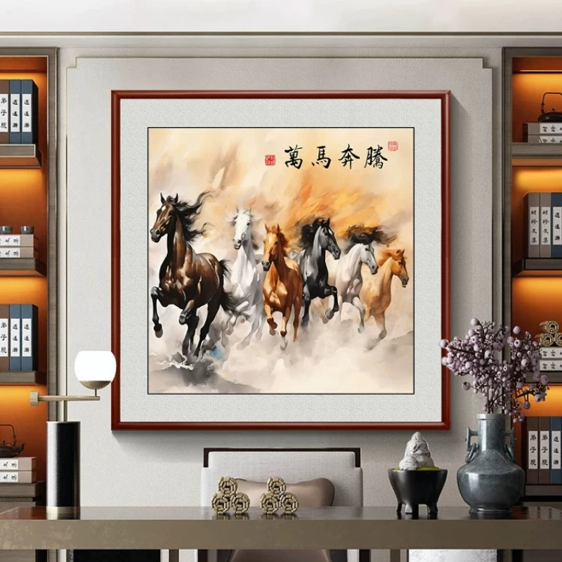 

Yjq has succeeded immediately. Eight Juntu hanging paintings office tea room aisle decorative paintings