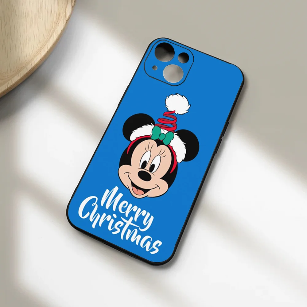 D-Disneys M-Mickeys Minnies Christmas Phone Case For Iphone 15 11 13 14 15 16 Pro Max Plus X Xr Xs Max Se2020 12mini Cover Case