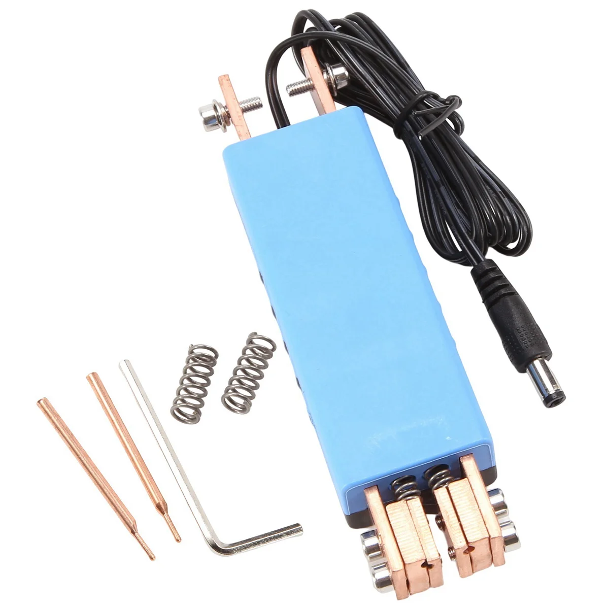 Integrated DIY Spot Welder Spot Welding Pen with Automatic Trigger for 18650 Battery Weld Mini Spot Welder (Blue)