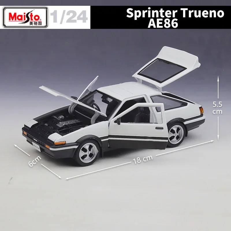 1:24 AE86 Sprinter Trueno Alloy Car Diecasts & Toy Vehicles Car Model Miniature Scale Model Car For Children