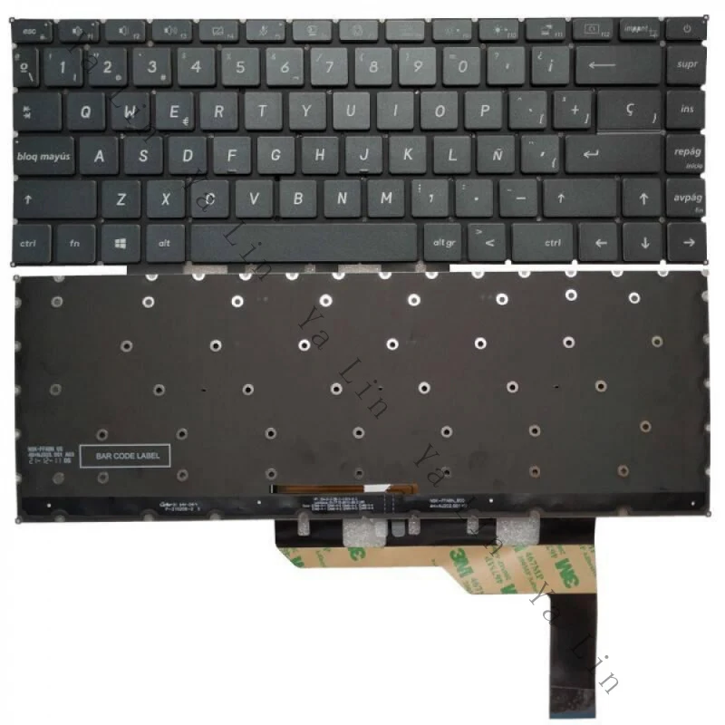 Nuevo teclado retroiluminado para ordenador portátil, español latino, SS +, para MSI Prestige 15 A10SC MS-16S3, reemplazo de teclado