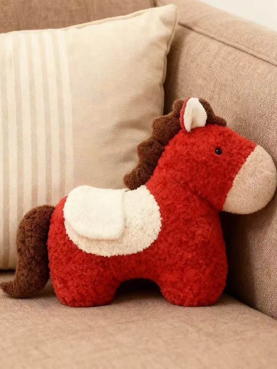 

Adorable Little Plu Pillow Unusual ape Red Doll Year Good Lu Charm Super Soft Sofa for Women Office Use