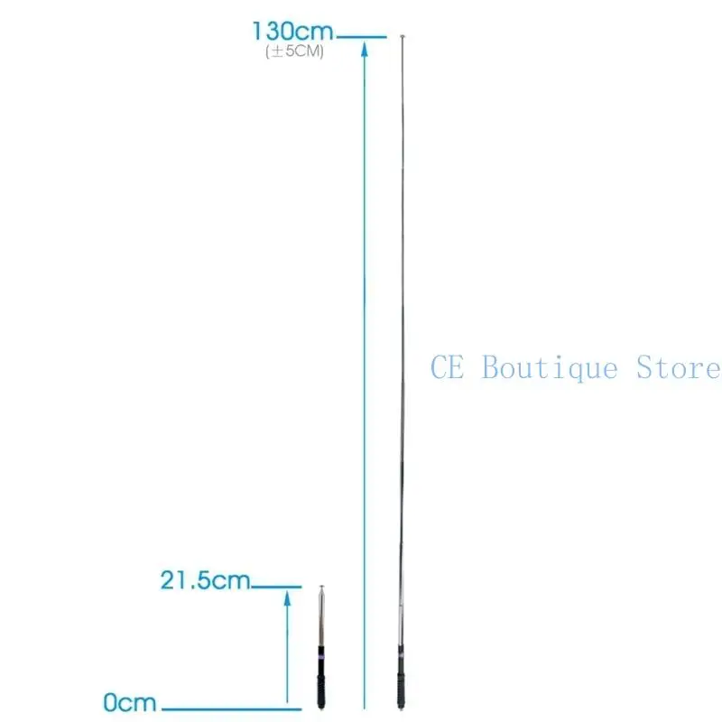 652F 103cm NA-777S ROD ANTENNA VHF 136-174MHz TINGGI SMA-F Teleskopik Antena