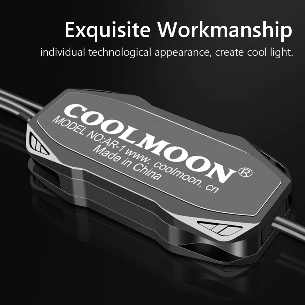 Mini Control HUB Adapter Cooling Fan Light Strip Cooler Fan Light Strip 5V 3 Pin to SATA ARGB Mini Controller Cable