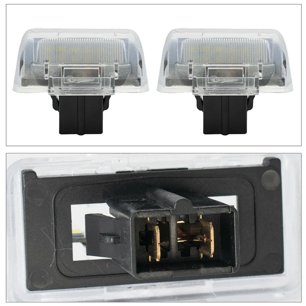 2Pcs LED License Number Plate Light for Ford Transit MK4 MK5 MK6 MK7 for Ford Transit Connect/Tourneo Connect Courier