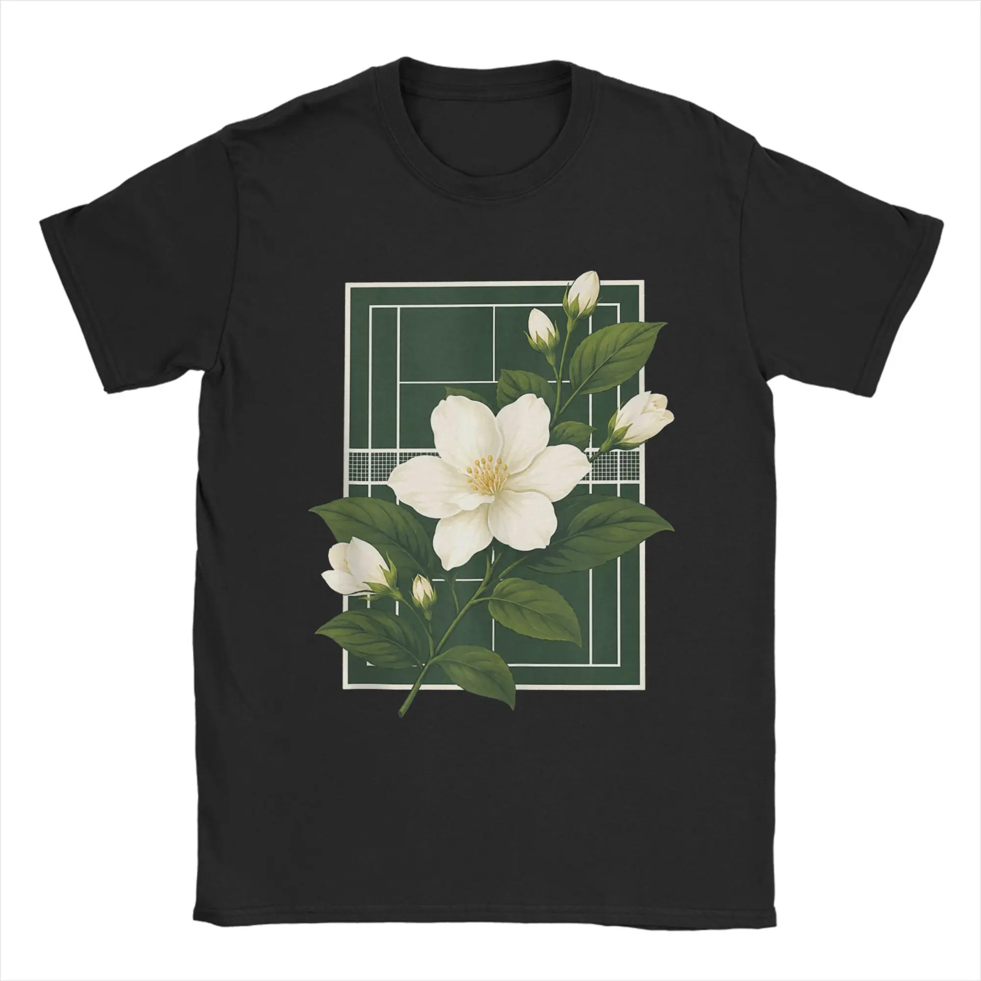 Alex Name Eala 2026 Alex Tennis Sampaguita Flower T Shirt Men's  100% Cotton Creative T-Shirts O Neck  Tee Shirt Short Sleeve
