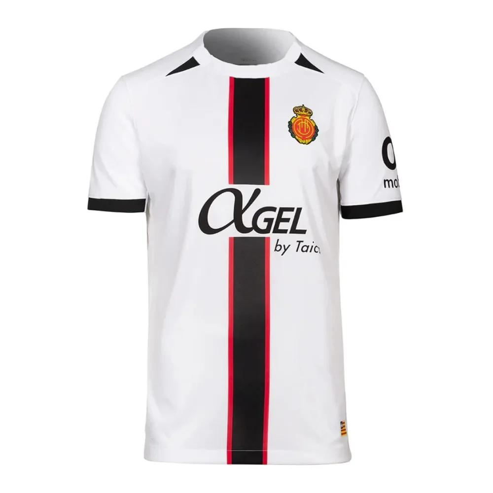 25-26 Temporada RCD Mallorca Camisetas de fútbol local y visitante Camiseta deportiva de manga corta impresa en 3D igual para adultos y niños