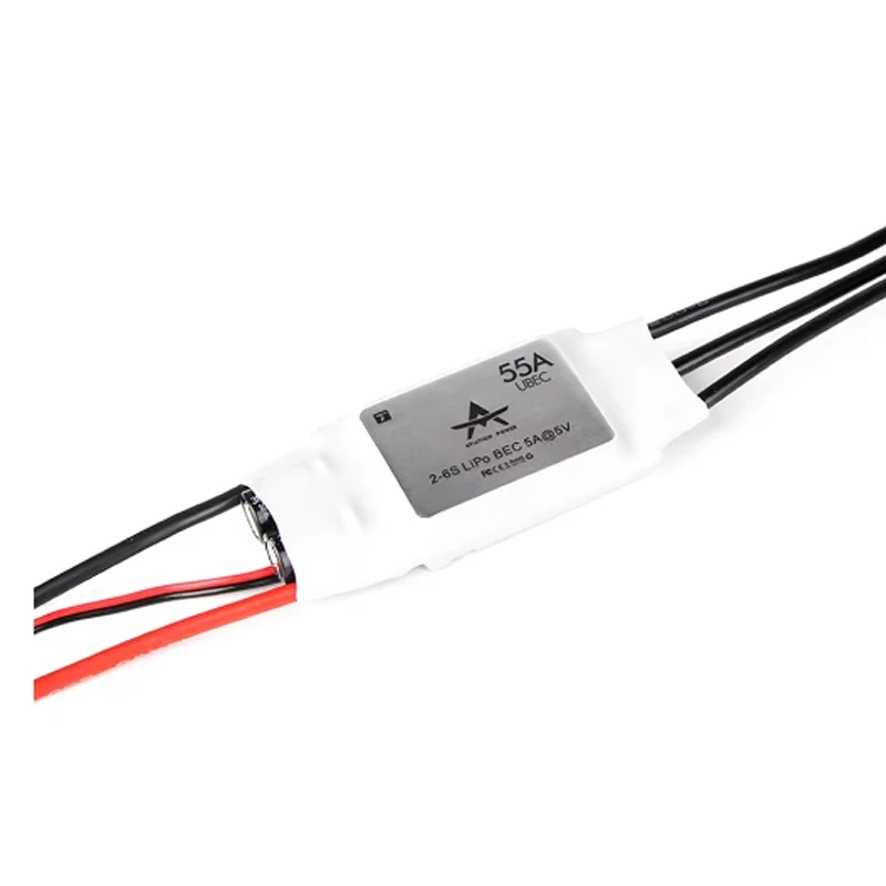 

T-MOTOR at Series Esc at 55a Speed Controller 2-6s 5V/5a Rigid Wing Esc Support Benz Output for RC Rigid Wing Airplane RC Model