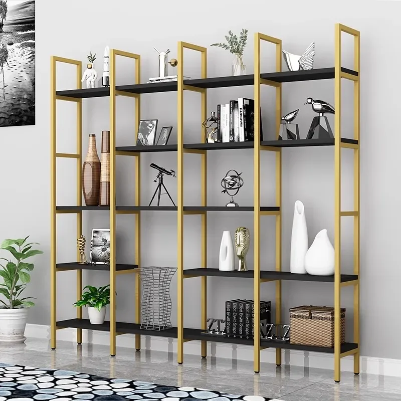 Multi-layer Floor-to-ceiling Display Shelf Flower Shop Partition Cabinet for Cosmetics Samples Storage Rack