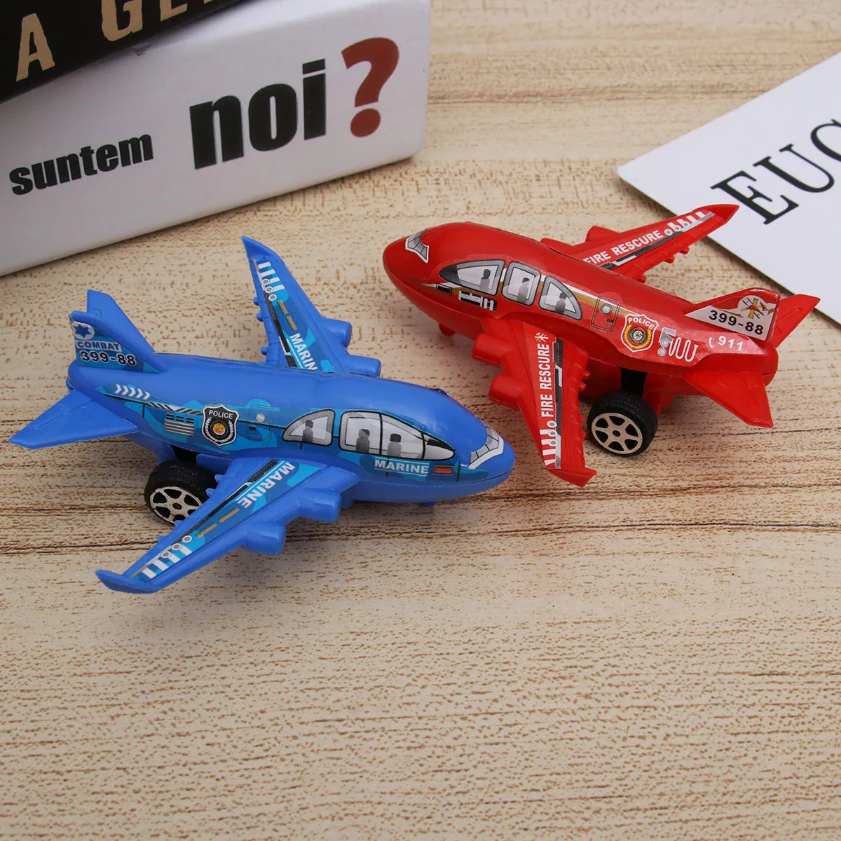 6Pcs Plastic Mini Airplane Realistic Educational Aircraft for Kids Children Cognition Imagination Collection Gift
