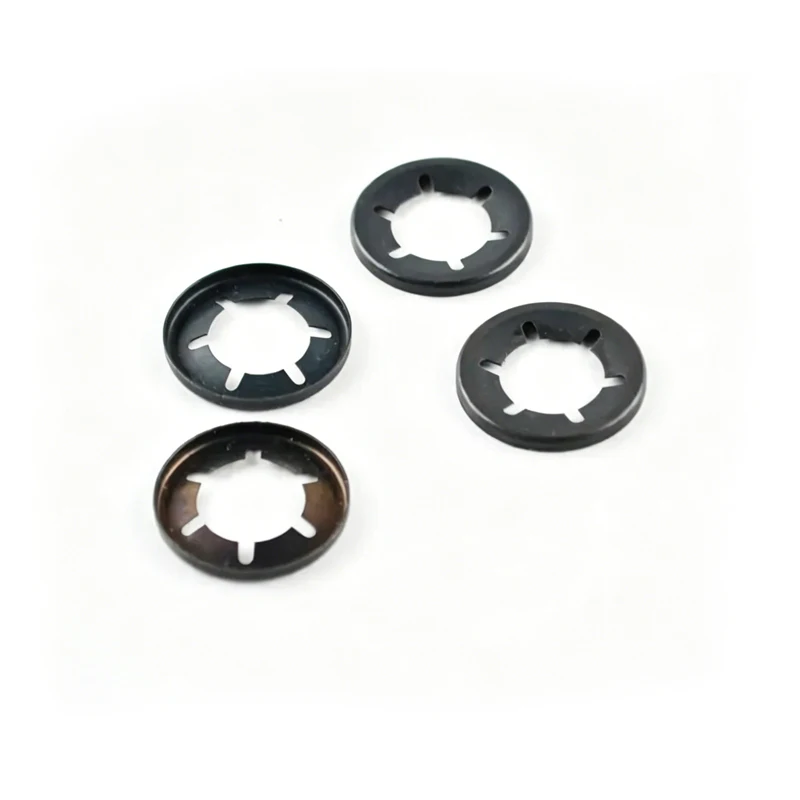 10/50/100Pcs M3-M12 Plum Blossom Lock Washers Manganese Steel Internal Tooth Anti-loosening Fastener Washers for Nut Bolt Assem
