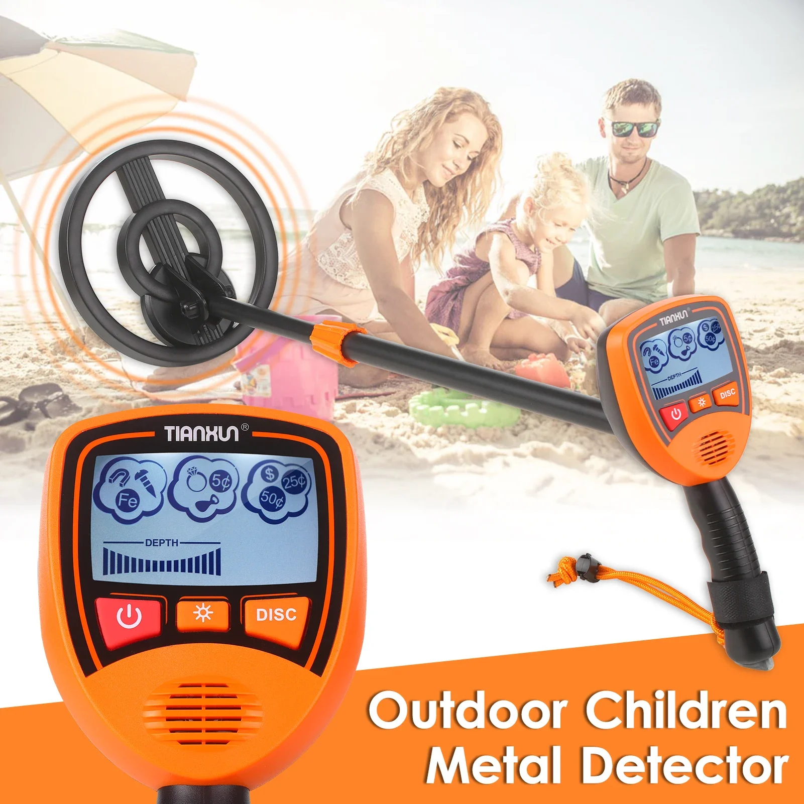 Factory Cheap Kids Metal Detector Price MD-1012 Underground Metal Detector Gold Detector For Kids Gift