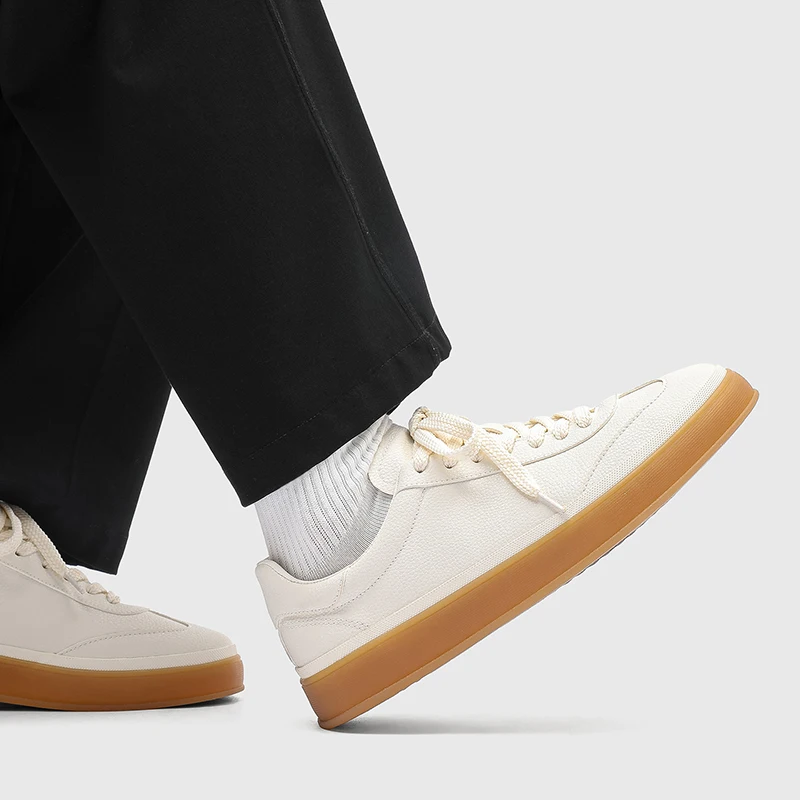 

Men's Tenis Masculino Shoes Men's Leather Skate Shoes Men Fashion Casual Walking Shoes Classic Flats Men Lace-Up Mens Sneakers