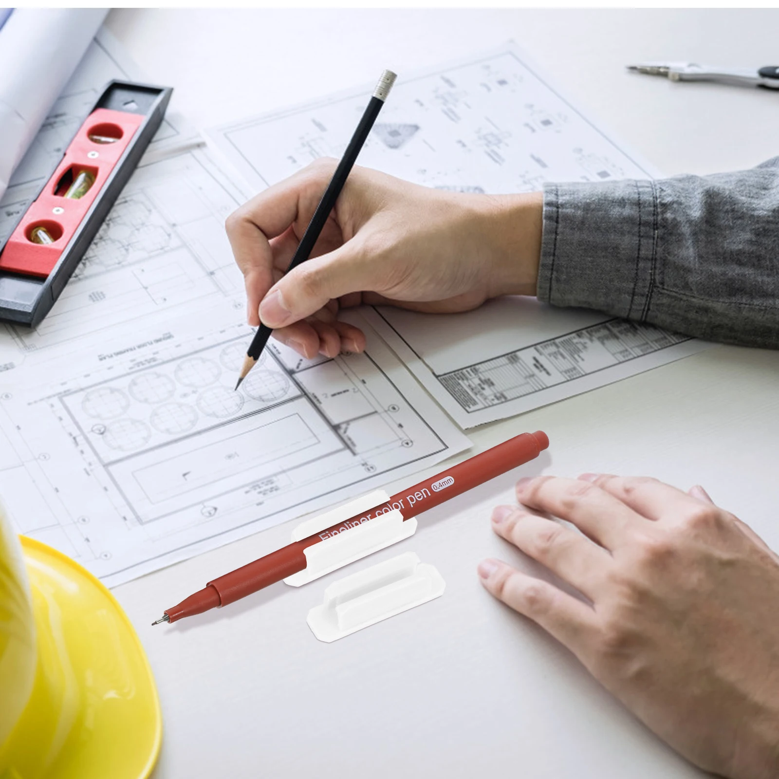 

10 шт. зажимы для ручек для досок, холодильников, силиконовые клейкие держатели, практичные, удобные для нескольких применений