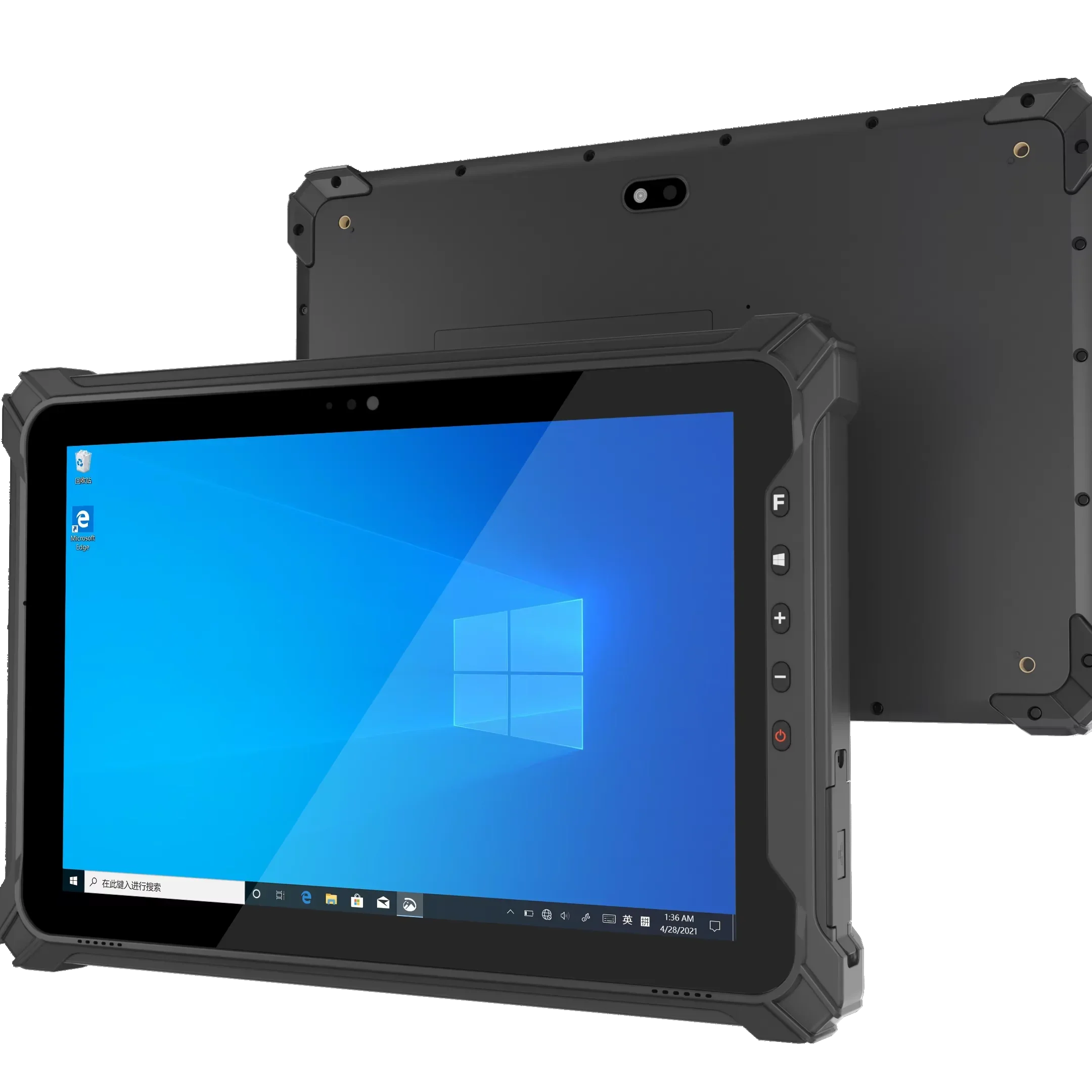 ODM/OEM 10.1-inch rugged industrial tablet with sun readable matte touch screen, durable and sturdy