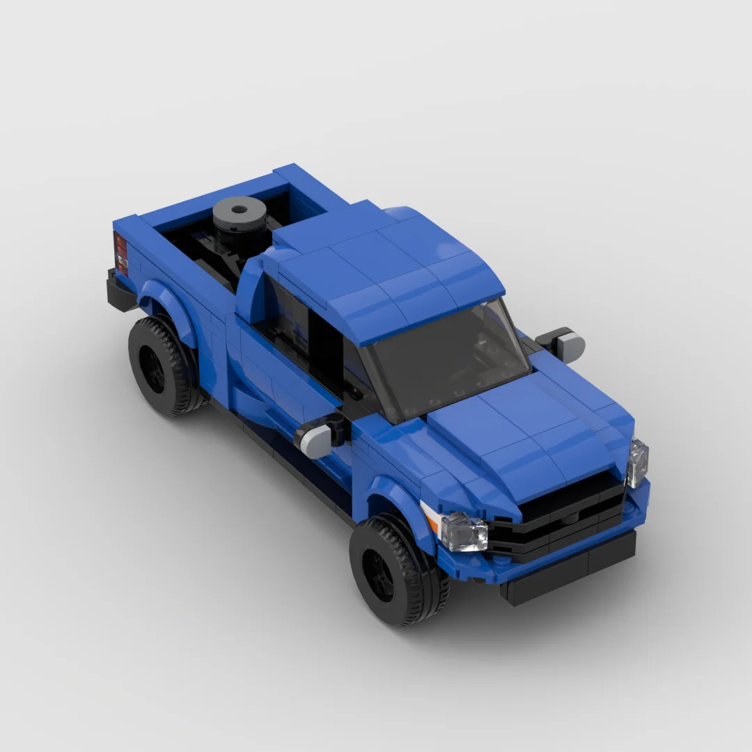 MOC Tundra racing sports car Vehicle Racer Building Blocks Brick Creative Garage Toys for Boys