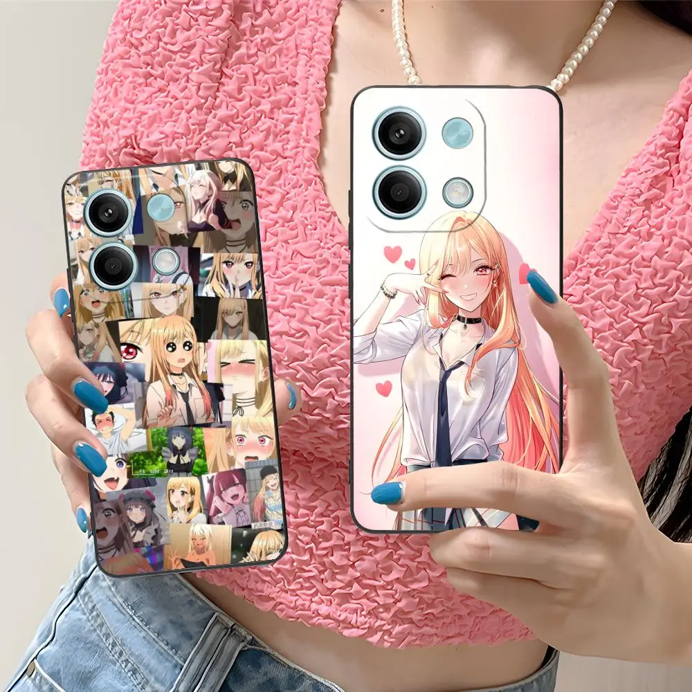 

Marin Kitagawa Cell Phone Case for Xiaomi Redmi Note 14 13 12 11 A5 3 2 1 Pro Plus 4G 5G Colour Printing Protective Smartphone
