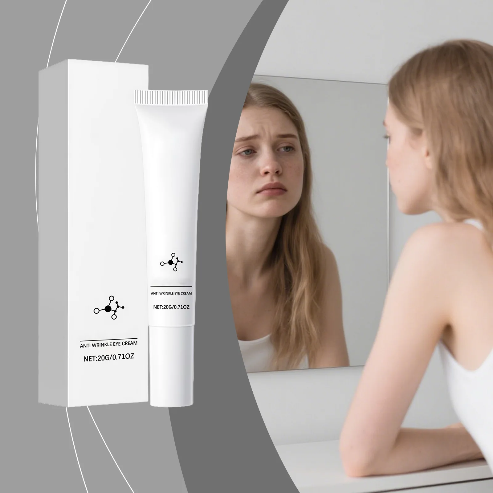 

20g Anti Wrinkle Eye Cream Firming Eye Skin Cream Dark Circles Removal Repair Eye Cream Hydrating Moisturizing Massage Eye Cream