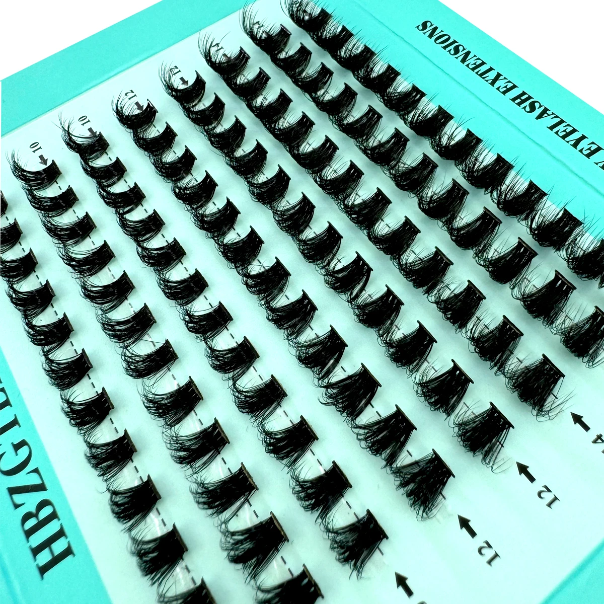 Professional Lash extensions 80D 100D Fluffy volume lashes False Eyelashes 8-16mm Thick Wispy Individual cluster Eyelash makeup