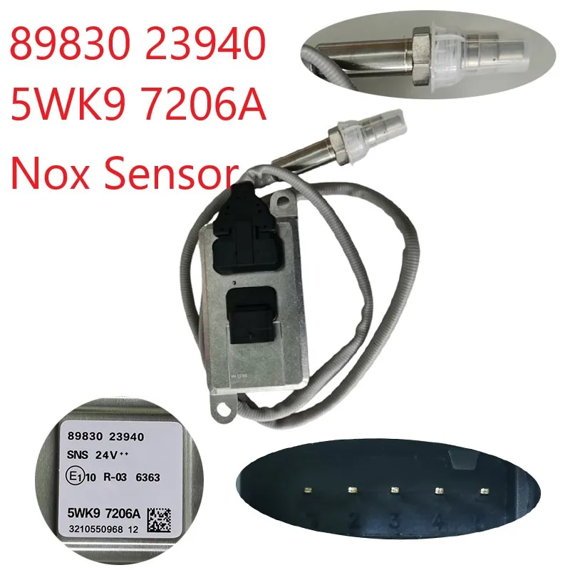 

8983023940 5WK97206A Nitrogen Oxide Oxygen Sensor NOx Sensor 5WK9 7206A 89830 23940 for ISUZU