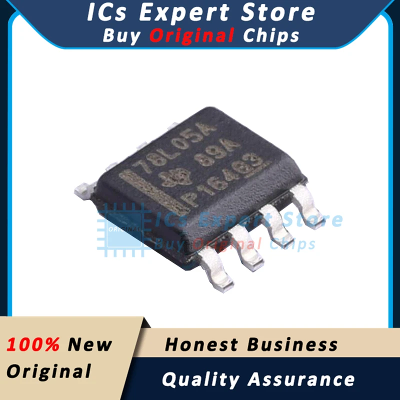 10PCS/LOT Orignal IC Chips UA78L05ACDR LDO Regulators 78L05A UA78L05ACDR SOIC-8_150mil