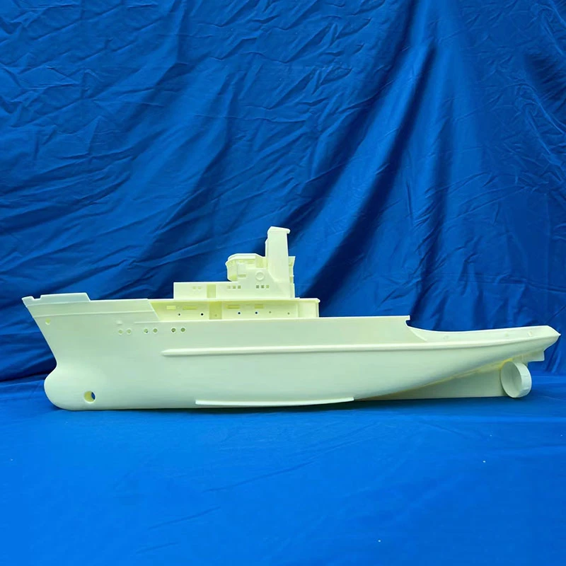 1/100 Ocean Tugboat SMIT WIJS Model Large Resin Hull DIY Assembled Tugboat Model Kit