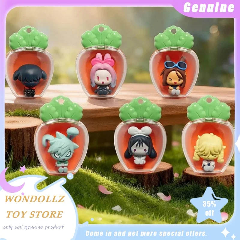 

Genuine Alien Stage Rabbit Series Little Cute Radish Blind Box Anime Figure Ivan Till Mizi Sua Luka Hyuna Pendant Trendy Gift