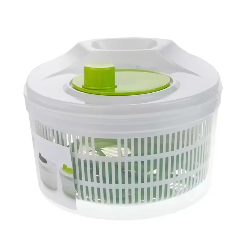 Salad Spinner for Leafy Vegetables, Lettuce Washer & Dryer, Kitchen Greens Drainer Strainer Crisper Tool