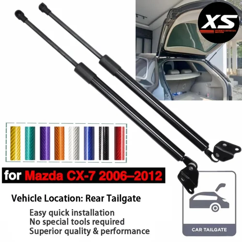 Pistones de portón trasero para Mazda CX-7 CX7 2006-2012 SUV amortiguadores de maletero puntales de Gas soportes de elevación EG 2163620 D EG 2162620 D