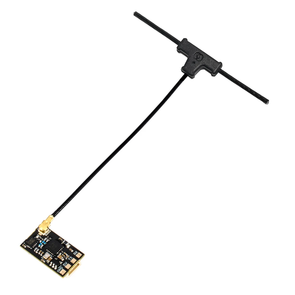 Receptor ELRS 9IMOD de 2,4 GHz, receptor de antena T de 2,4 GHz, módulo Nano de baja latencia para carrera FPV y FPV de largo alcance