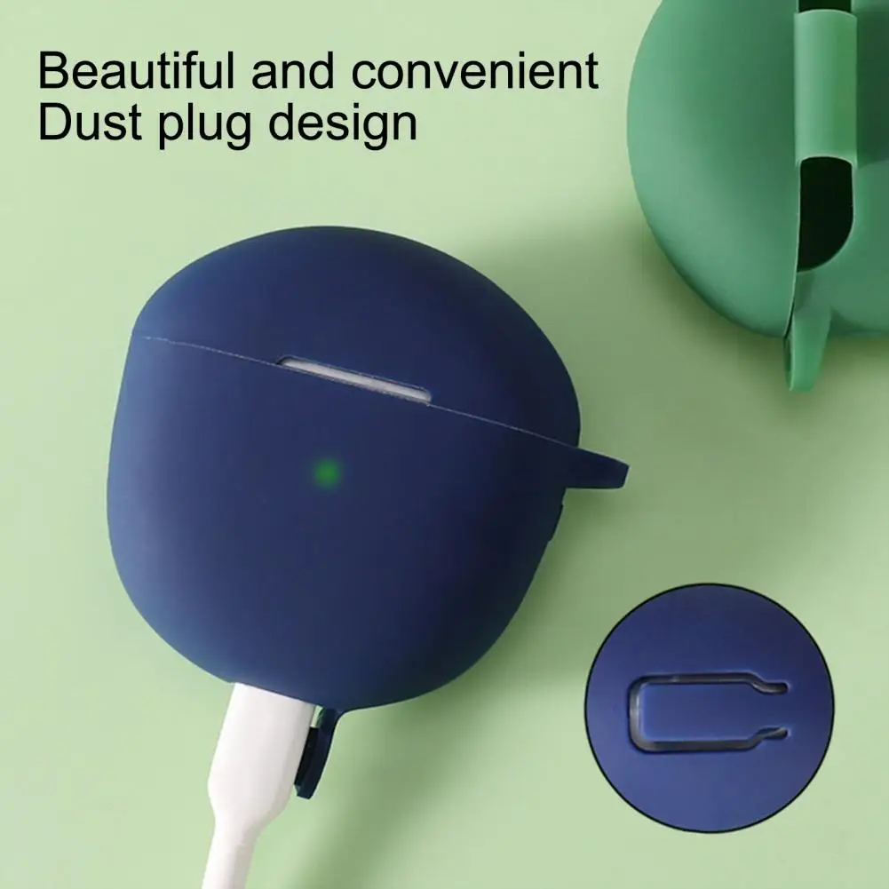 Useful Protective Sleeve Compact Ultra-thin Silicone TWS Bluetooth Earphone Protective Cover  Protective Cover Anti-lost