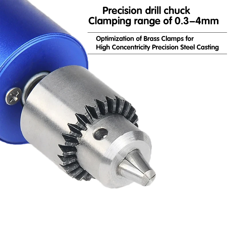 Mini Drill 385 Motor Variable Speed Electric Rotary Tool Grinder Engraver Cutting Polishing Power DIY Dremel